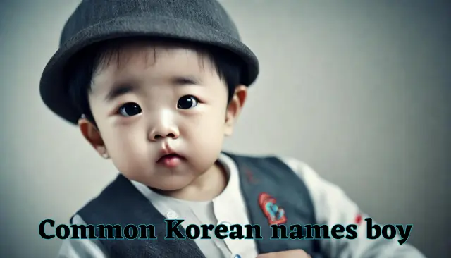 Common Korean names boy
