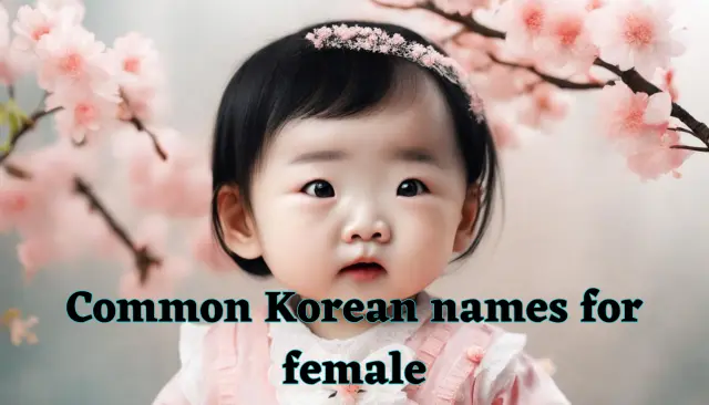 Common Korean names for female